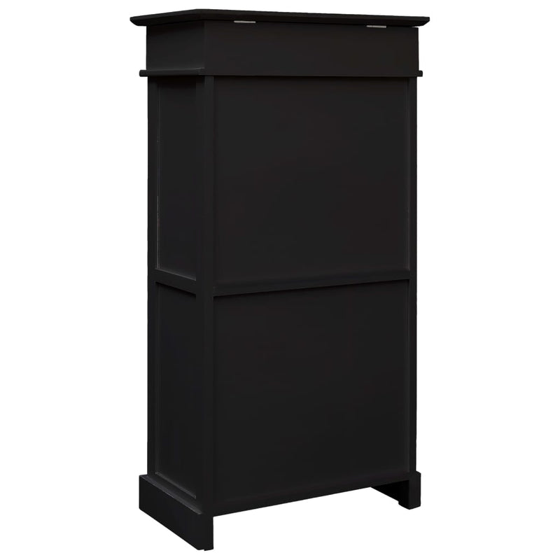 Load image into Gallery viewer, Vidaxl schoenenkast 50x28x98 cm paulowniahout zwart