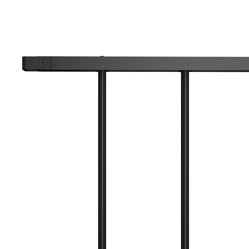 Load image into Gallery viewer, Vidaxl schuttingpaneel gepoedercoat staal 1,7x0,75 m zwart