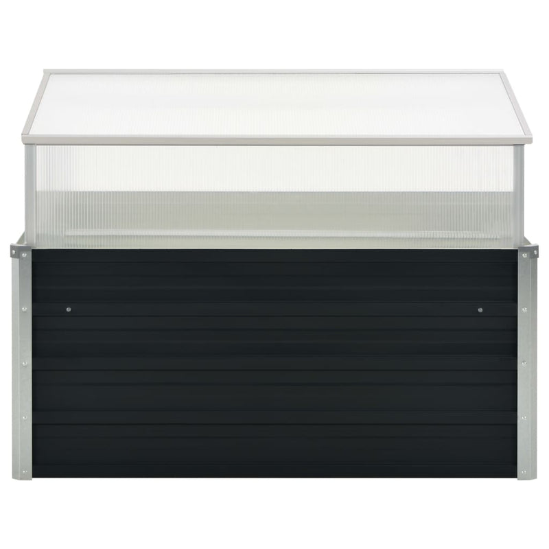 Load image into Gallery viewer, Vidaxl tuinkas 100x100x77 cm gegalvaniseerd staal antraciet