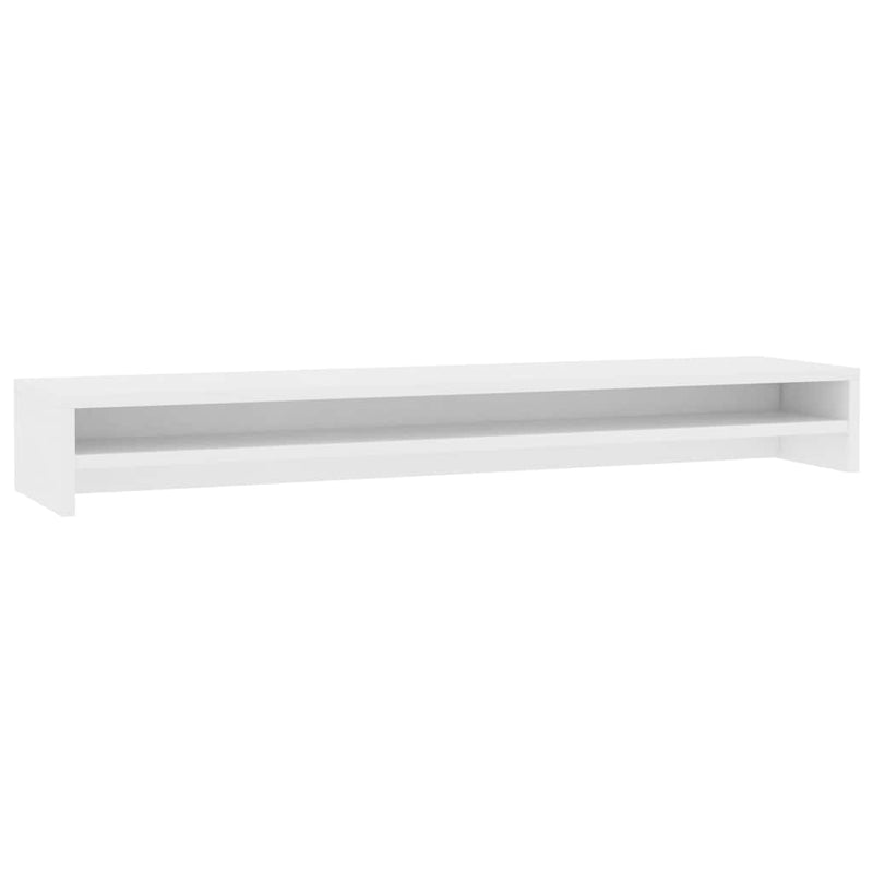Load image into Gallery viewer, Vidaxl monitorstandaard 100x24x13 cm bewerkt hout wit