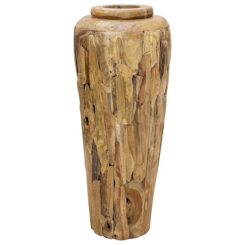 Load image into Gallery viewer, Vidaxl decoratievaas 40x100 cm massief teakhout
