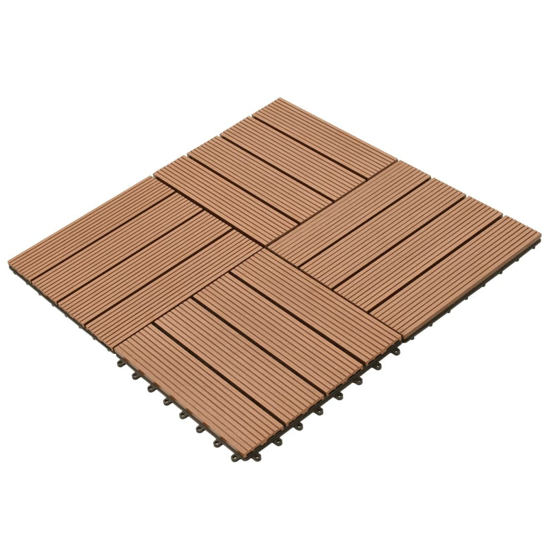 Load image into Gallery viewer, VidaXL 22 st Terrastegels 30x30 cm 2 m² HKC bruin