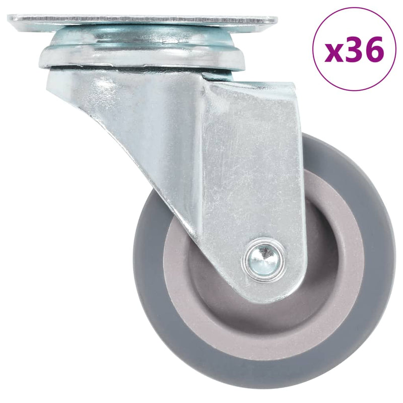 Load image into Gallery viewer, Vidaxl 36 st zwenkwielen 50 mm