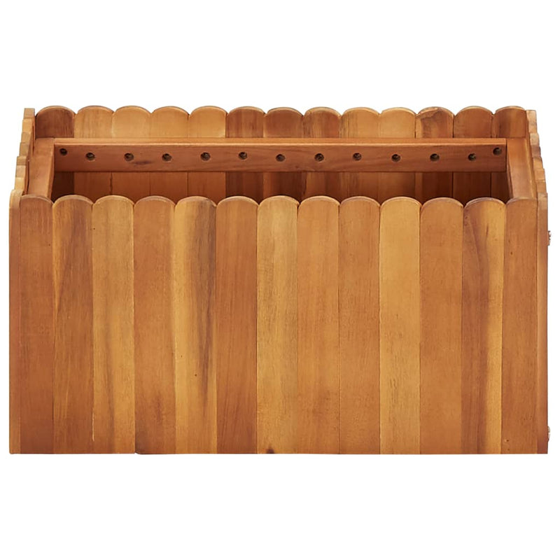 Load image into Gallery viewer, Vidaxl plantenbak verhoogd 50x30x25 cm massief acaciahout