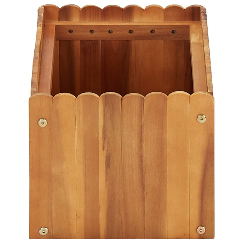 Load image into Gallery viewer, Vidaxl plantenbak verhoogd 50x30x25 cm massief acaciahout