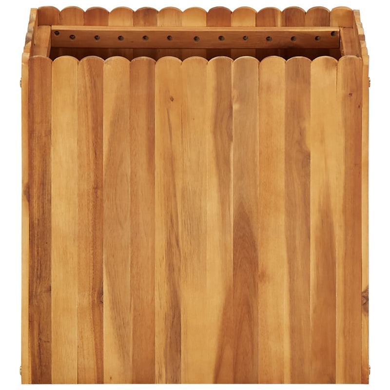 Load image into Gallery viewer, Vidaxl plantenbak verhoogd 50x30x50 cm massief acaciahout