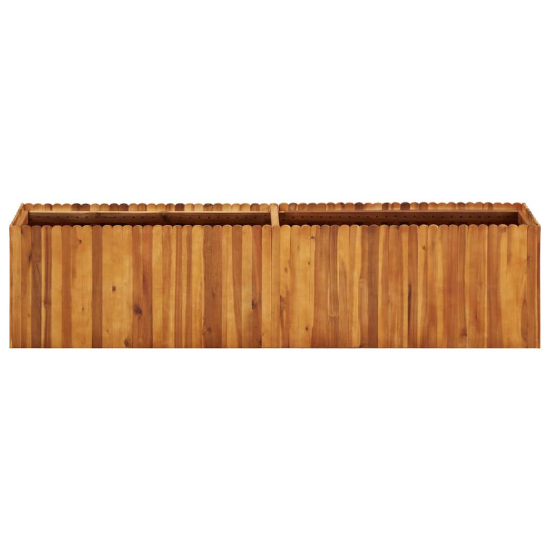 Load image into Gallery viewer, Vidaxl plantenbak verhoogd 200x30x50 cm massief acaciahout