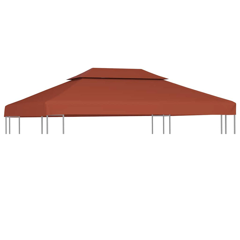 Load image into Gallery viewer, Vidaxl prieeldak 2-laags 310 g m² 4x3 m terracottakleurig
