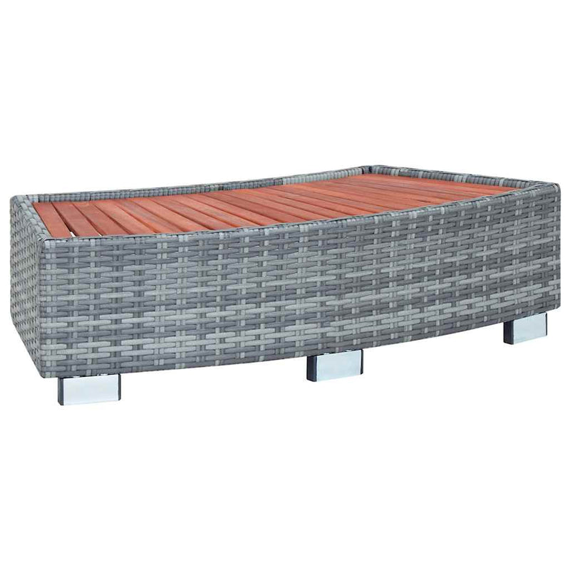 Load image into Gallery viewer, Vidaxl spatrap 92x45x25 cm poly rattan grijs