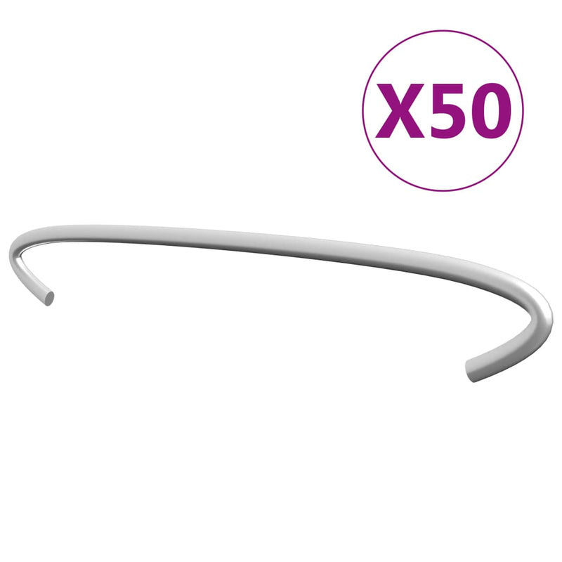 Afbeelding laden in galerijviewer, Vidaxl gabionhaken 50 st 20 cm gegalvaniseerd staal