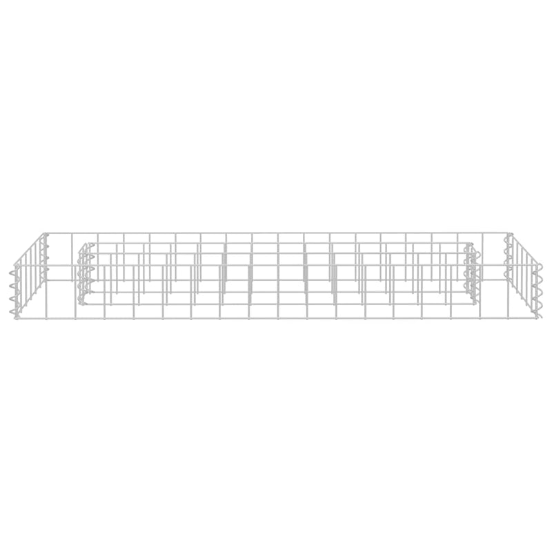 Load image into Gallery viewer, Vidaxl gabion plantenbak verhoogd 90x30x10 cm gegalvaniseerd staal