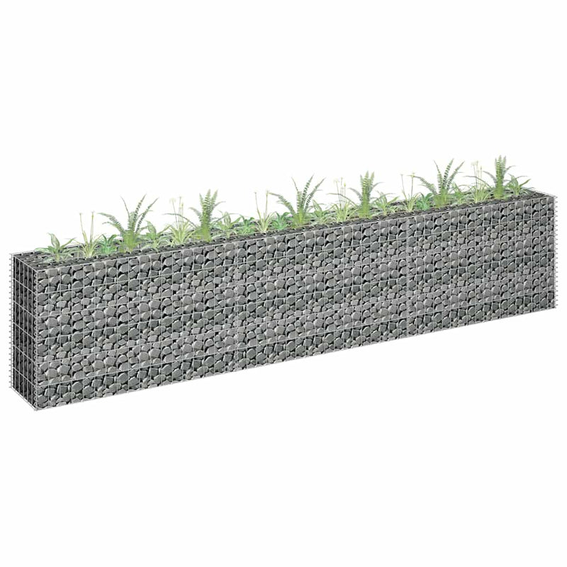 Load image into Gallery viewer, Vidaxl gabion plantenbak verhoogd 270x30x60 cm gegalvaniseerd staal