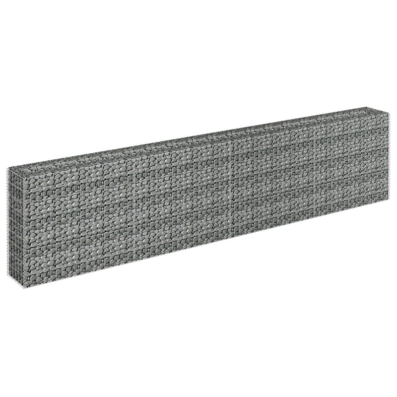 Load image into Gallery viewer, VidaXL Gabion plantenbak verhoogd 360x30x90 cm gegalvaniseerd staal