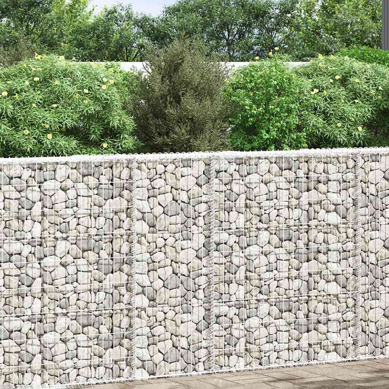 Load image into Gallery viewer, Vidaxl gabion plantenbak trapezium 80x20x100 cm gegalvaniseerd staal