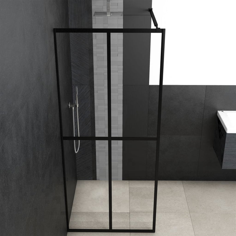 Load image into Gallery viewer, Vidaxl inloopdouchewand 80x195 cm transparant gehard glas