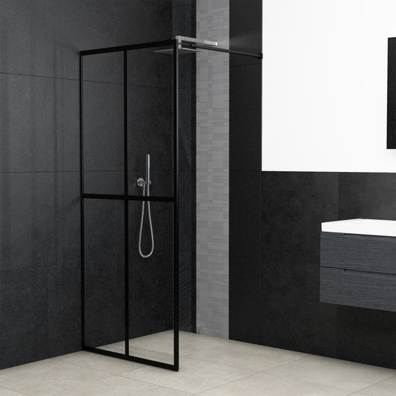 Load image into Gallery viewer, Vidaxl inloopdouchewand 80x195 cm transparant gehard glas