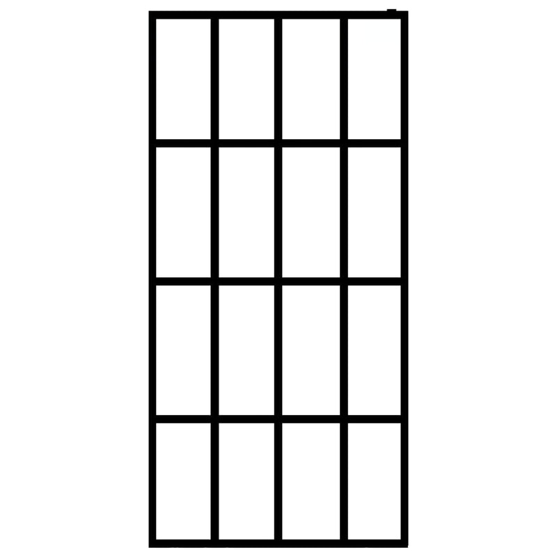 Load image into Gallery viewer, VidaXL Inloopdouchewand 118x190 cm mat gehard glas