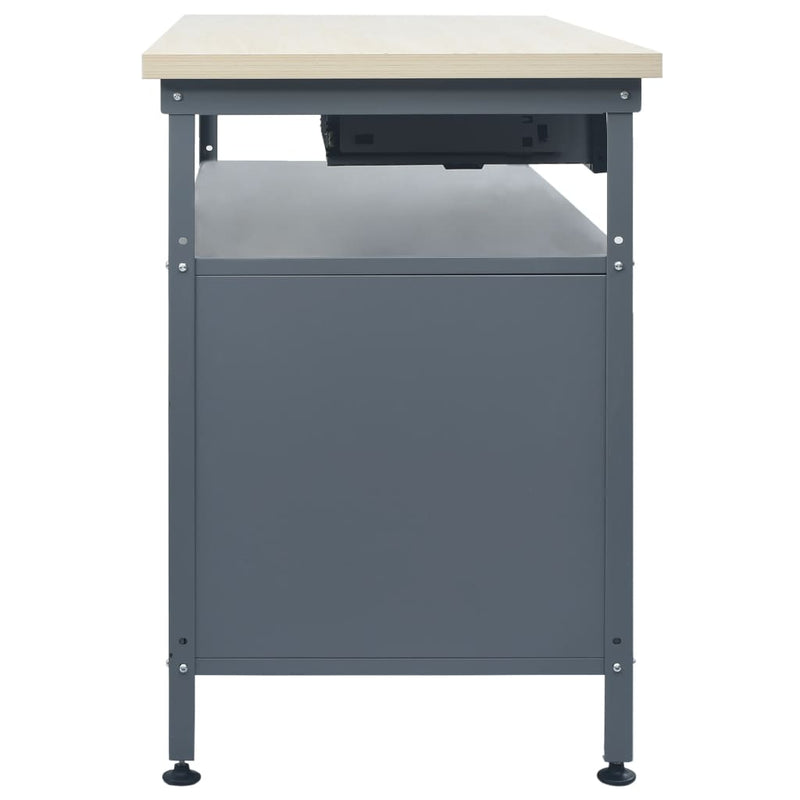 Load image into Gallery viewer, VidaXL Werkbank 120x60x85 cm staal zwart