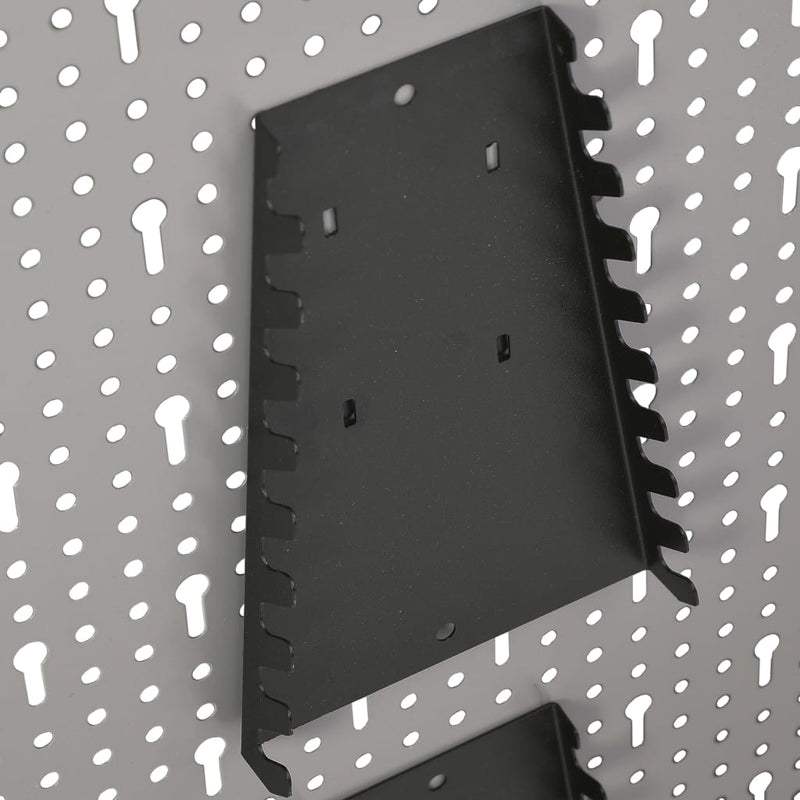 Load image into Gallery viewer, Vidaxl gaatjespaneel wandgemonteerd 4 st 40x58 cm staal