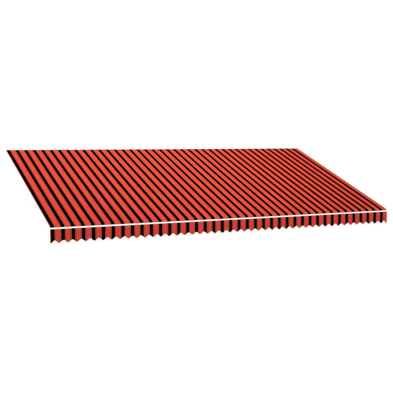 Load image into Gallery viewer, Vidaxl luifeldoek 600x300 cm canvas oranje en bruin