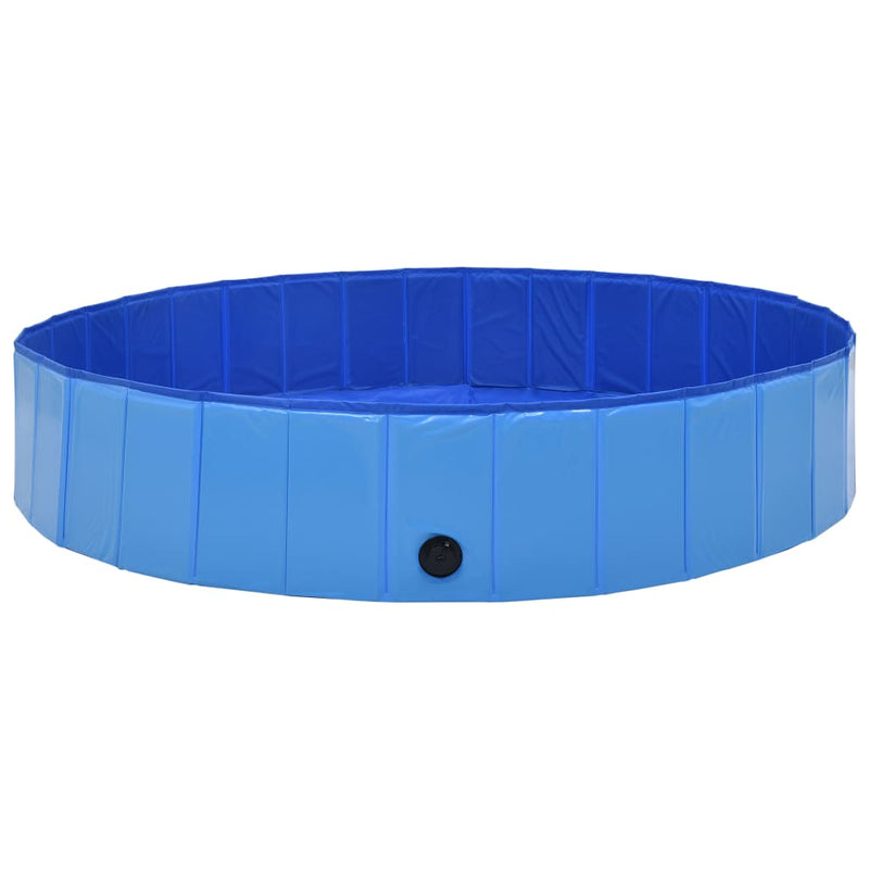 Load image into Gallery viewer, Vidaxl hondenzwembad inklapbaar 160x30 cm pvc blauw