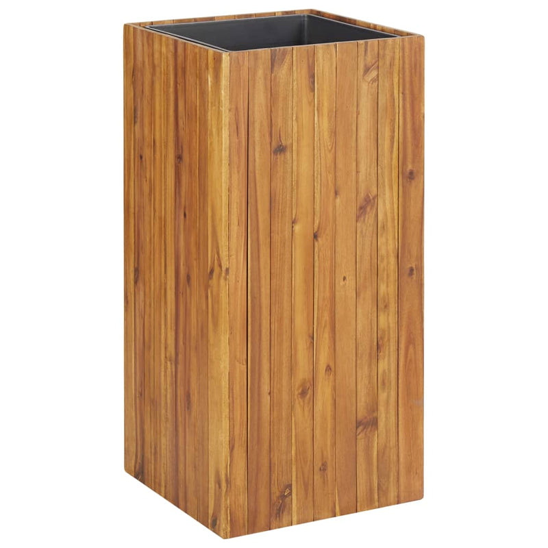 Afbeelding laden in galerijviewer, Vidaxl plantenbak verhoogd 43,5x43,5x90 cm massief acaciahout