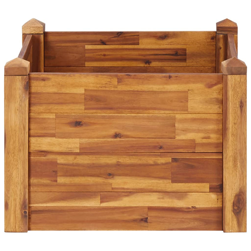 Afbeelding laden in galerijviewer, Vidaxl plantenbak verhoogd 60x60x44 cm massief acaciahout