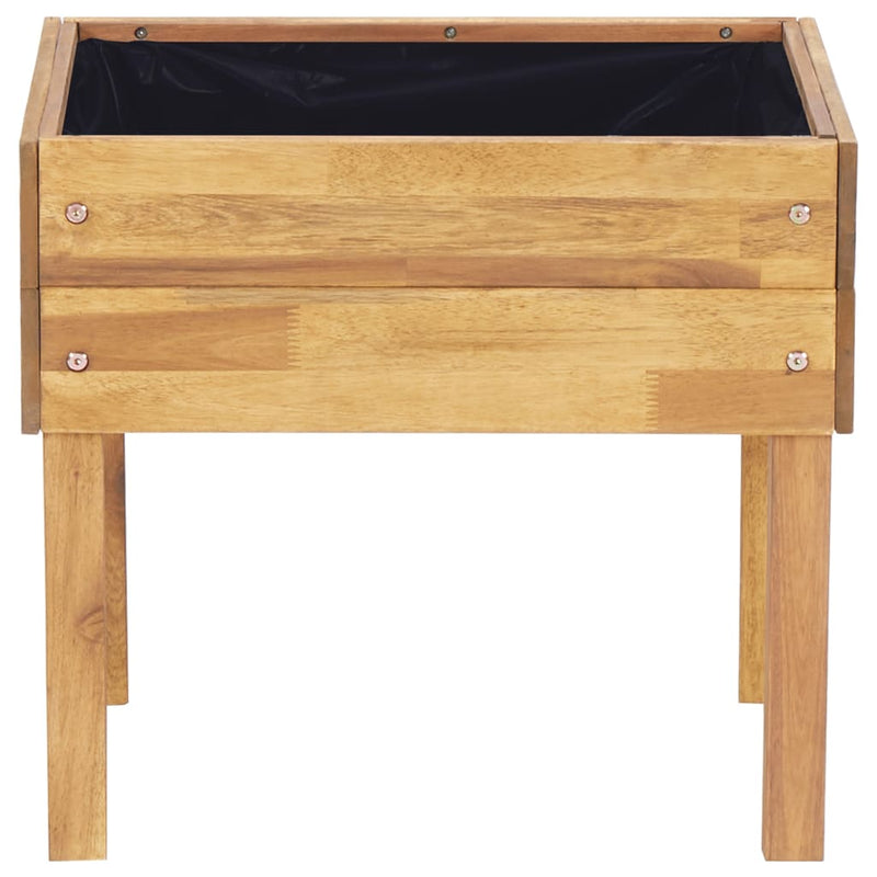 Load image into Gallery viewer, Vidaxl plantenbak verhoogd 50x40x45 cm massief acaciahout
