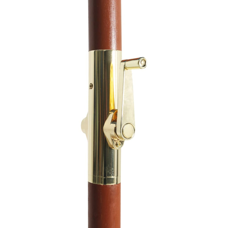 Load image into Gallery viewer, Vidaxl parasol met houten paal 300x258 cm zwart