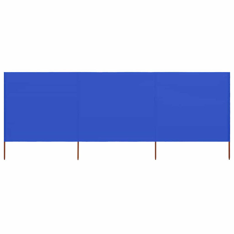 Load image into Gallery viewer, Vidaxl windscherm 3-panelen 400x120 cm stof azuurblauw