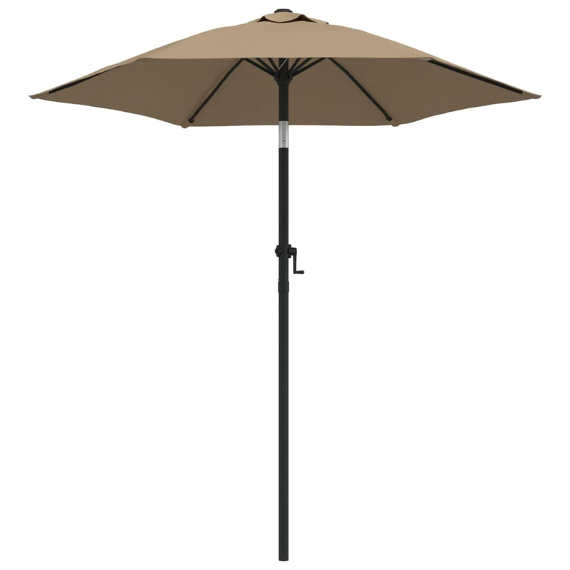 Load image into Gallery viewer, Vidaxl parasol 200x224 cm aluminium taupe