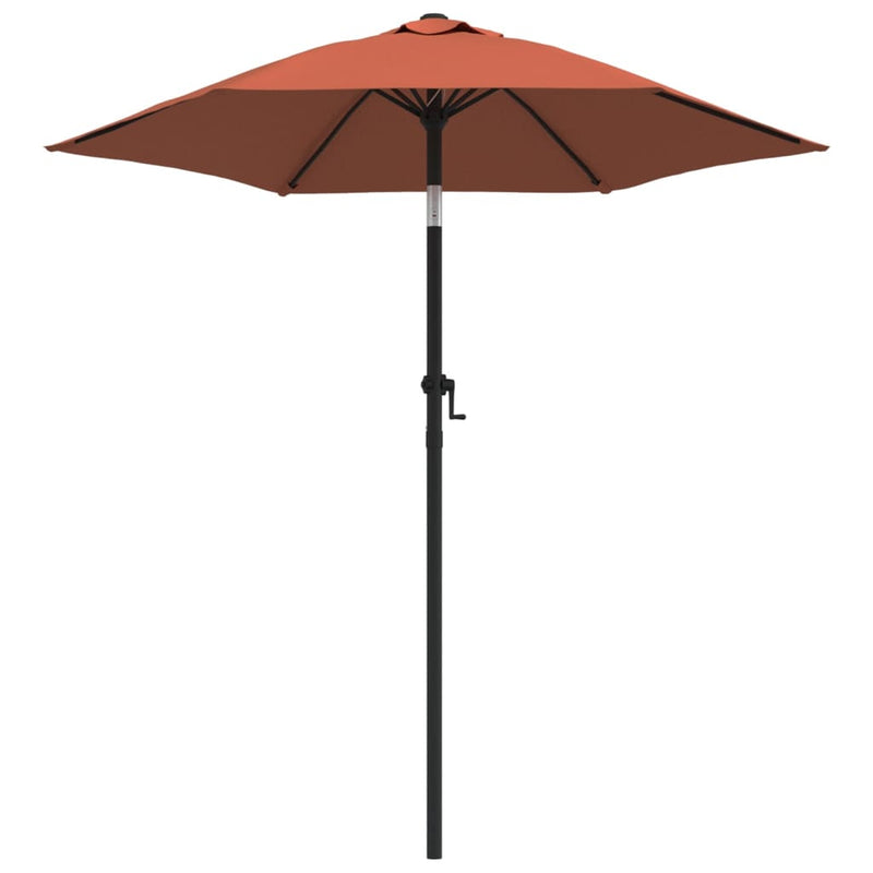 Load image into Gallery viewer, VidaXL Parasol 200x224 cm aluminium terracotta