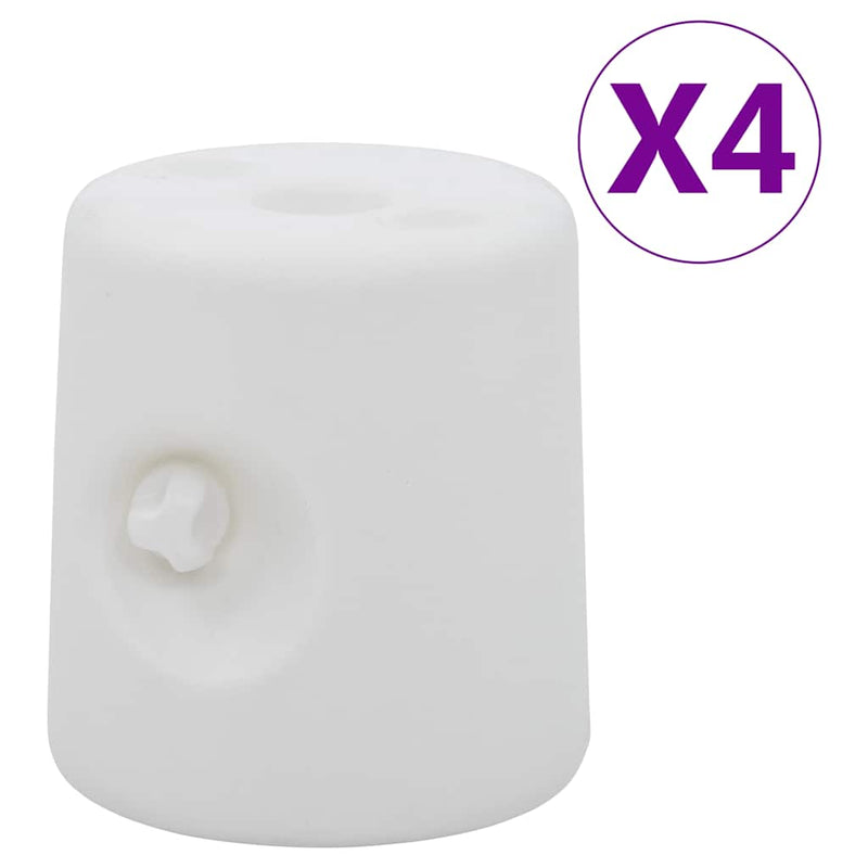 Load image into Gallery viewer, Vidaxl prieelgewichten 4 st pe wit