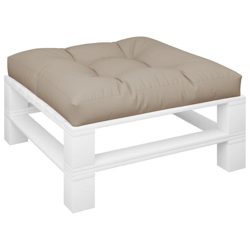 Load image into Gallery viewer, VidaXL Palletkussen 80x80x12 cm stof taupe
