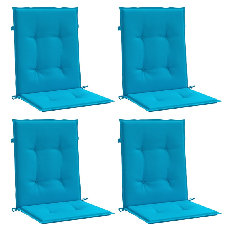 Load image into Gallery viewer, Vidaxl tuinstoelkussens lage rug 4 st 100x50x3 cm oxford stof blauw