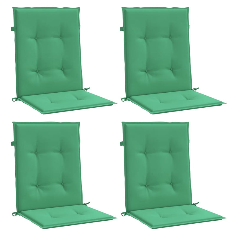 Load image into Gallery viewer, Vidaxl tuinstoelkussens lage rug 4 st 100x50x3 cm oxford stof groen