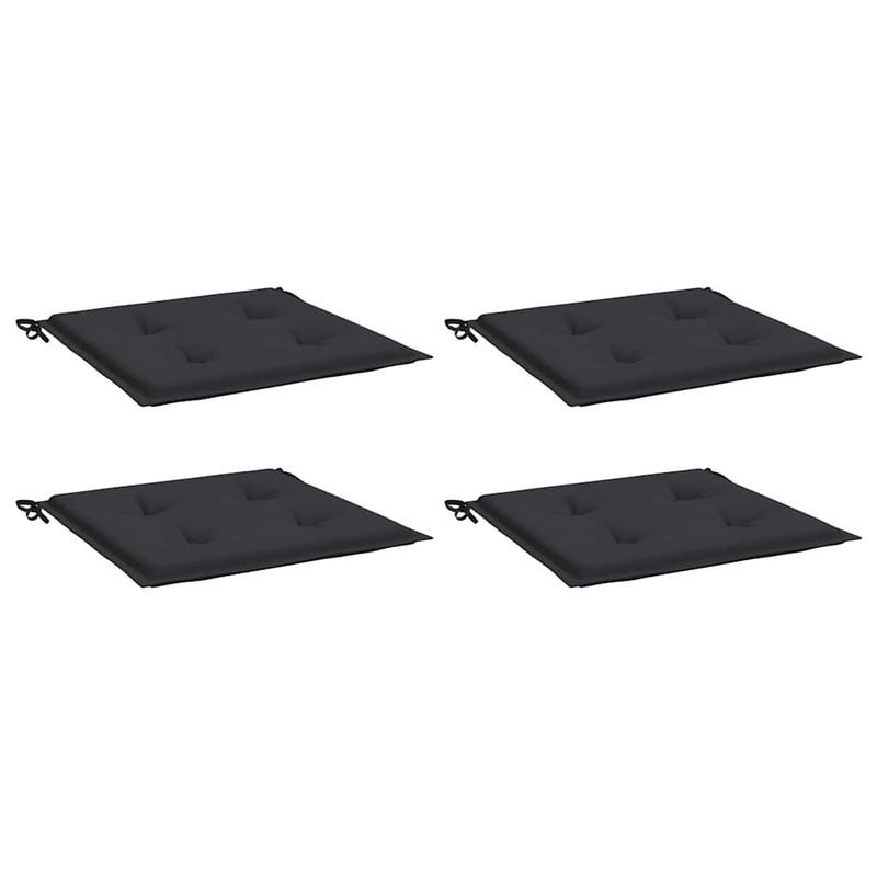 Load image into Gallery viewer, Vidaxl tuinstoelkussens 4 st 40x40x4 cm oxford stof zwart
