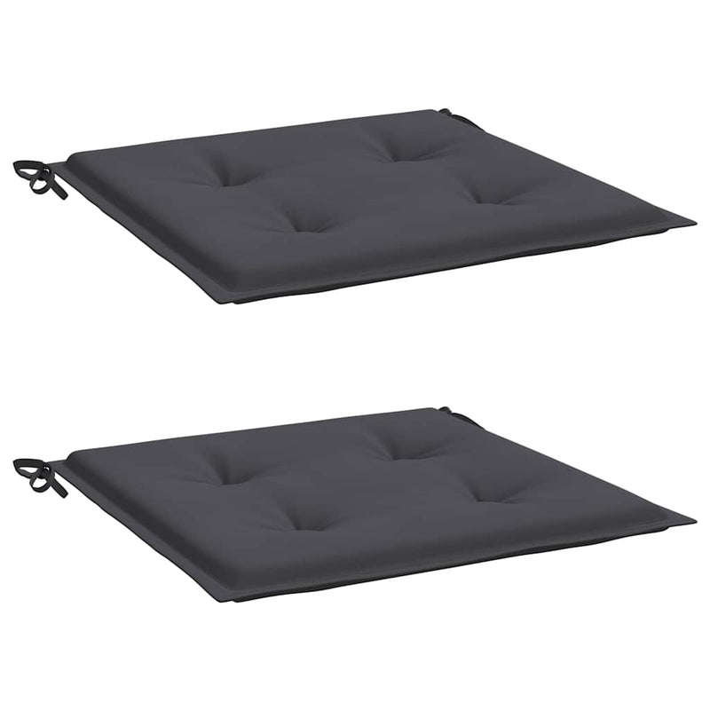 Load image into Gallery viewer, Vidaxl tuinstoelkussens 2 st 50x50x4 cm oxford stof antracietkleurig