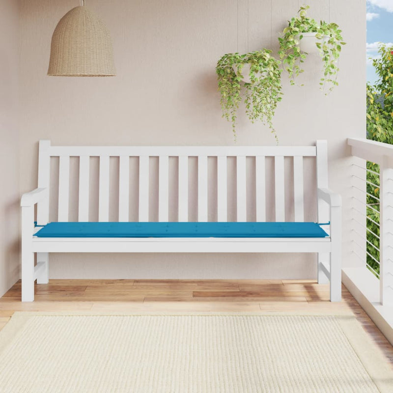 Load image into Gallery viewer, VidaXL Tuinbankkussen 200x50x3 cm oxford stof blauw