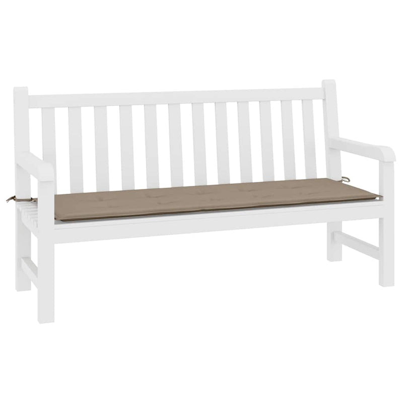 Afbeelding laden in galerijviewer, Vidaxl tuinbankkussen 200x50x4 cm oxford stof taupe