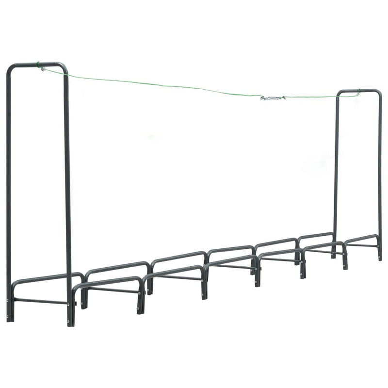 Load image into Gallery viewer, VidaXL Haardhoutrek 360x35x120 cm staal antraciet