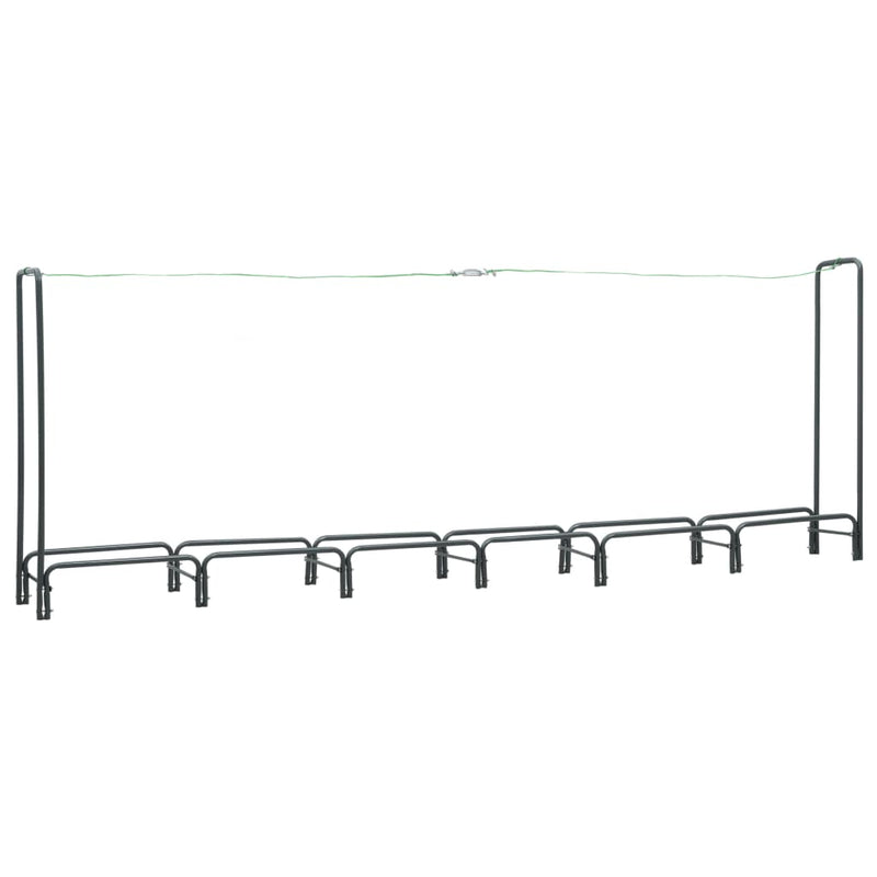 Load image into Gallery viewer, VidaXL Haardhoutrek 360x35x120 cm staal antraciet