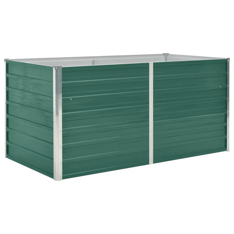 Load image into Gallery viewer, Vidaxl plantenbak verhoogd 160x80x77 cm gegalvaniseerd staal groen