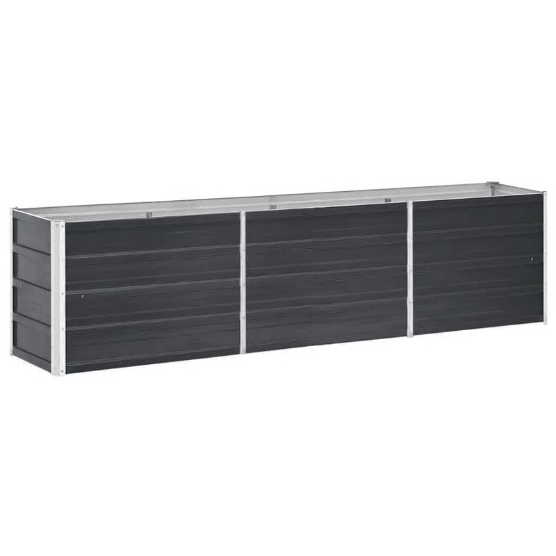 Load image into Gallery viewer, Vidaxl plantenbak verhoogd 240x40x45 cm gegalvaniseerd staal antraciet