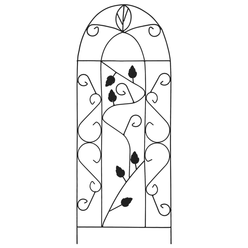 Load image into Gallery viewer, Vidaxl plantenklimrekken 3 st 40x100 cm ijzer zwart