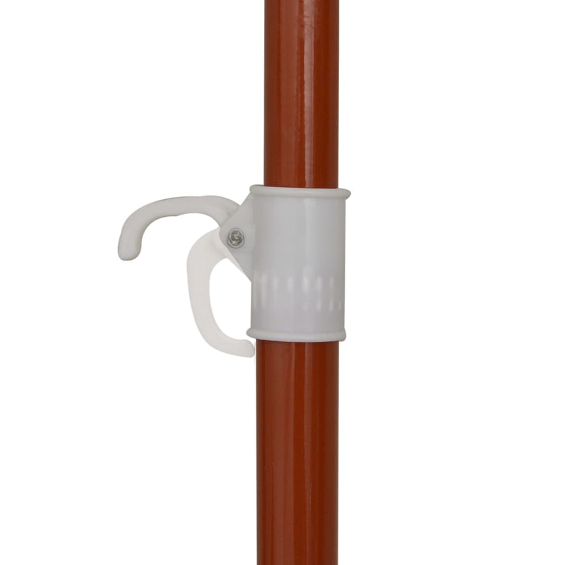 Load image into Gallery viewer, Vidaxl parasol met stalen paal 180 cm taupe