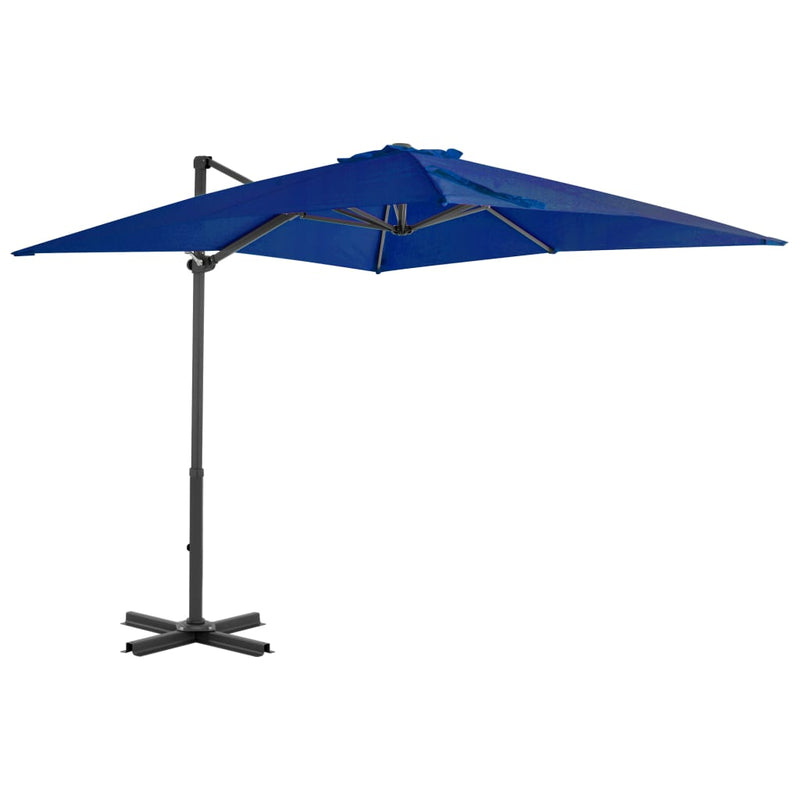 Load image into Gallery viewer, Vidaxl zweefparasol met aluminium paal 250x250 cm azuurblauw