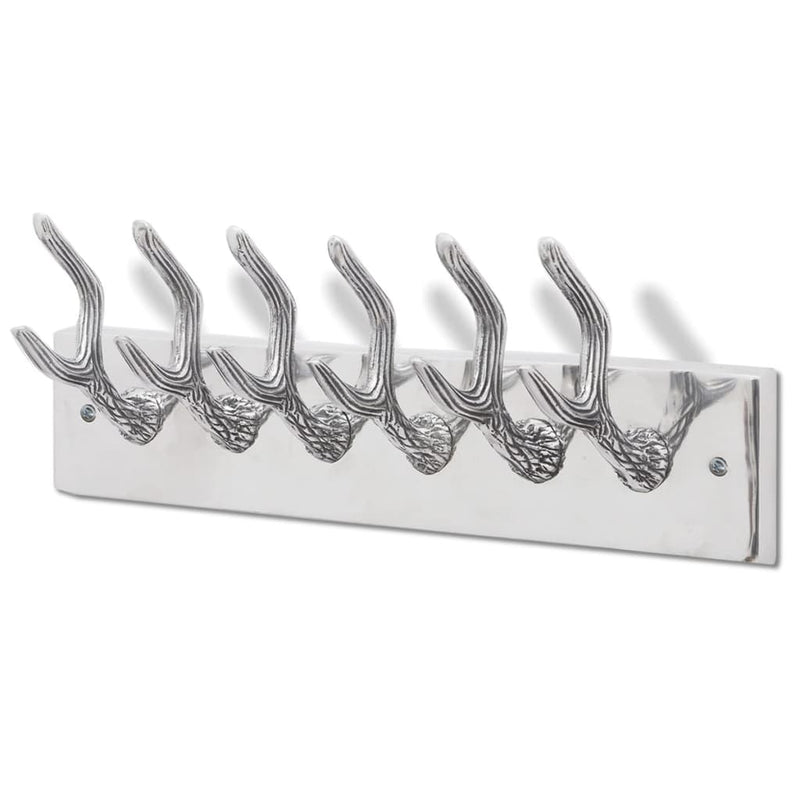 Load image into Gallery viewer, Vidaxl kapstokken 4 st aluminium zilverkleurig