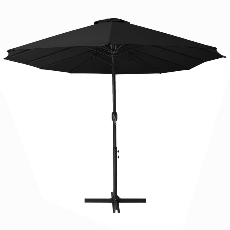 Load image into Gallery viewer, Vidaxl parasol met aluminium paal 460x270 cm zwart