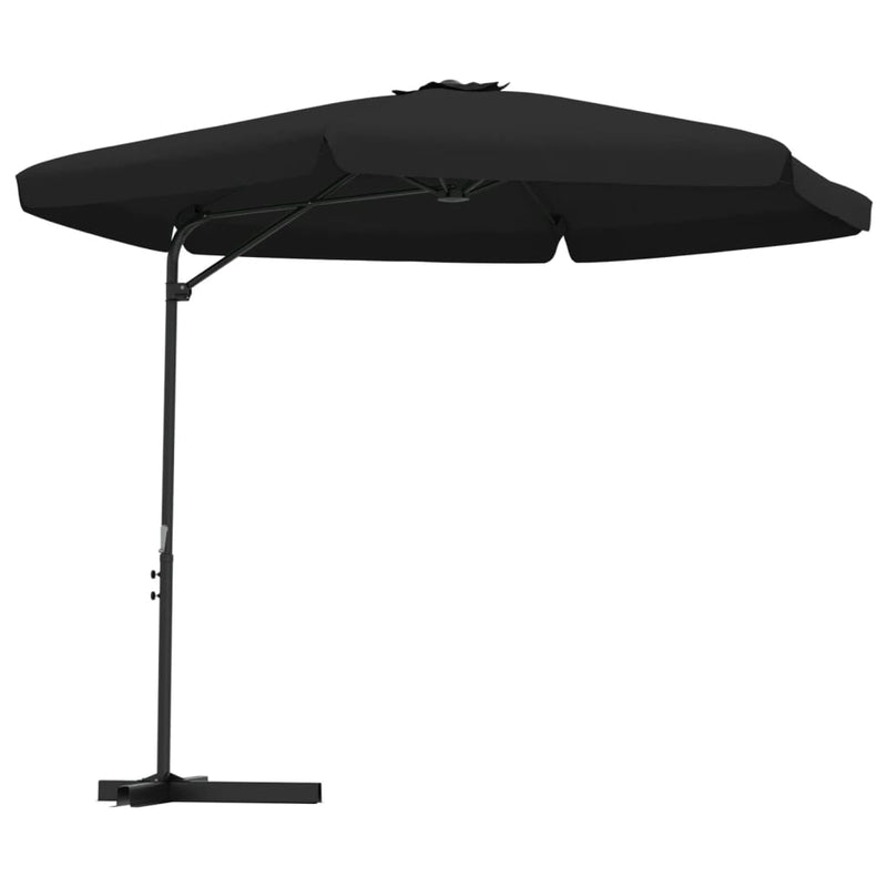 Load image into Gallery viewer, Vidaxl parasol met stalen paal 300 cm zwart